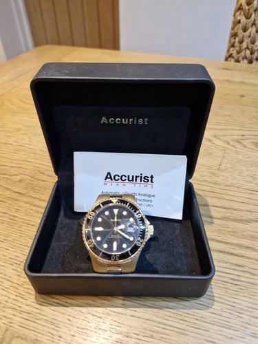 Accurist mb653b mens gold - accurist,