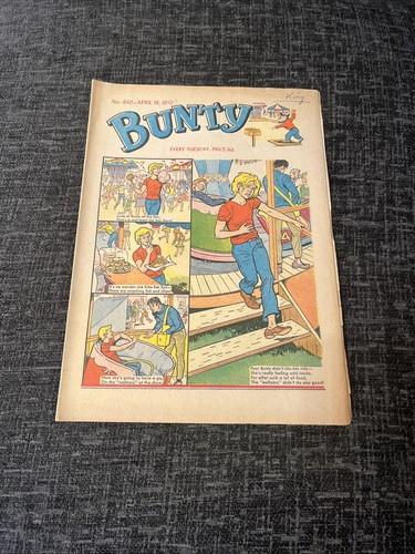 Bunty comic april - april, 1970
