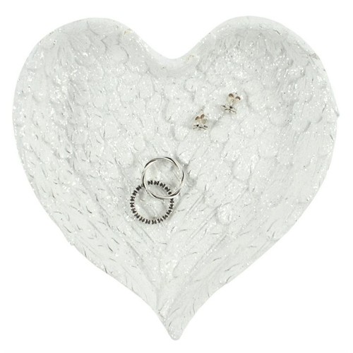Glitter heart shaped angel - heart,