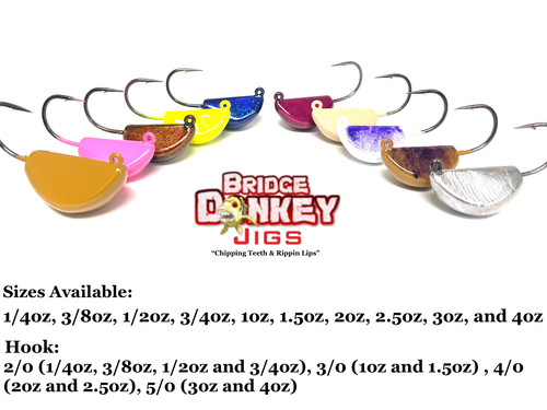 New bridge donkey - 1-3, jigs