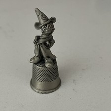 Walt Disney Pewter Thimble Mickey Mouse Sorcerer’s Apprentice