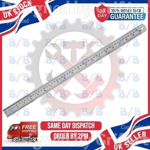 Long 50cm ruler stainless - long,