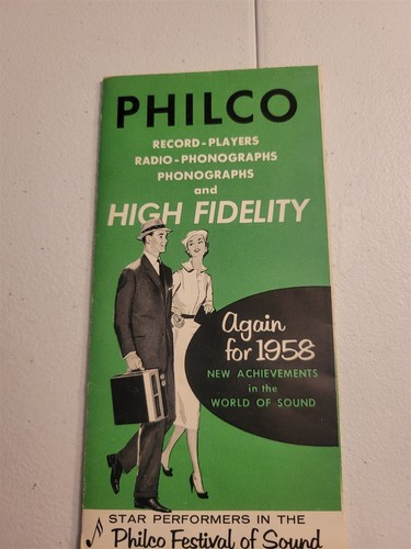 Philco record player radio - ,