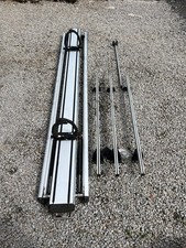 Pull down roof rack system - down,