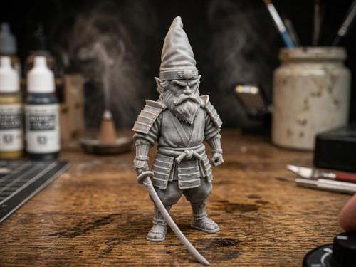 Samurai garden gnome - samurai,