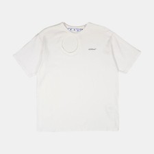 Off-White Meteor Tomboy t-Shirt / Size L / Mens / White / Cotton