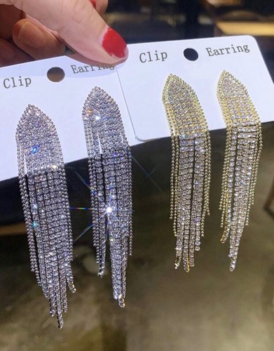 Clip tassel silver gold - ,