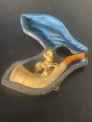 Antique meerschaum pipe - meerschaum,