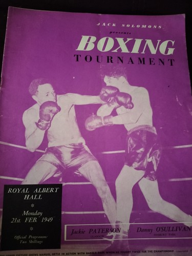 Vintage boxing jackie paterson - jackie,