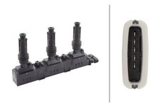 HELLA Ignition Coil Fits Opel