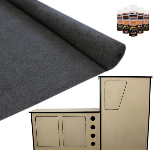 11m2 van carpet lining kit - lining,