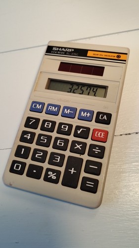 Sharp 376c calculator solar - calculator,