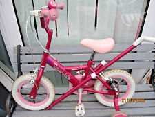 Apollo Sparkle Kids Bike, 12" Wheel, 3-6yrs, Stabilisers, Parent Handle