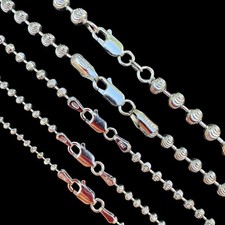 Ball Moon Chain Necklace SOLID