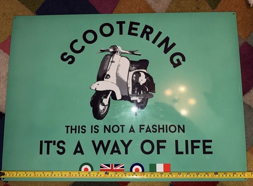 Lambretta vespa metal - , signs