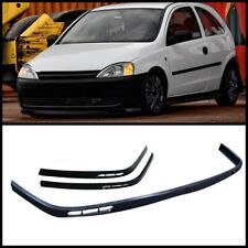 For Opel Corsa C Laguna Lip Front Bumper Splitter Spoiler Euro Lip 2 Pcs