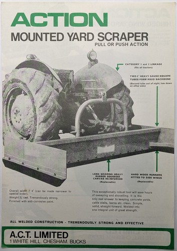 Vintage act mounted - act, yard