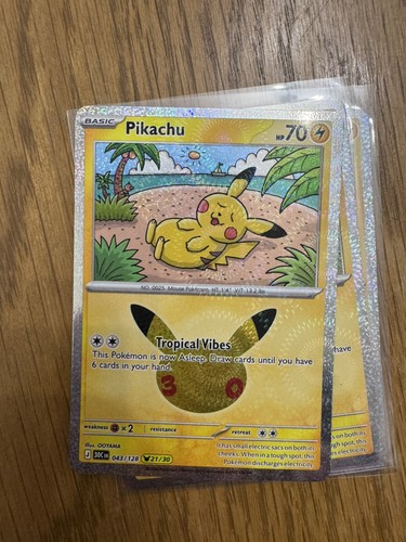 Pikachu 043 128 holo - 043/128, (21/30)