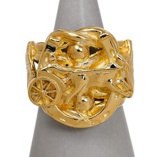 PRE-OWNED 9CT GOLD MENS HORSE