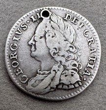 1758 Sixpence - King George II
