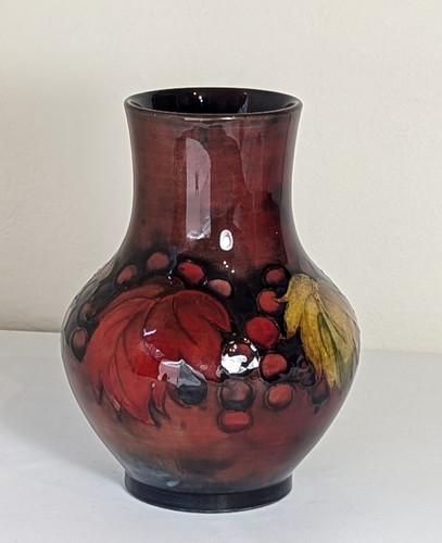 Moorcroft flambe pottery - moorcroft,