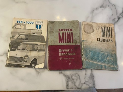 Vintage mini manuals - mini,