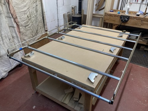 Unused galvanised steel roof - galvanised,