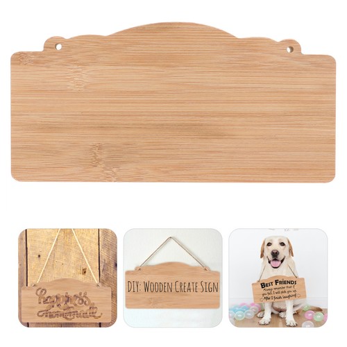 2pcs unfinished wood signs - unfinished,