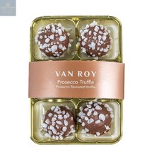 Van Roy 6 pack of prosecco truffles in cello