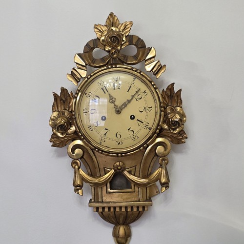 Gustav becker gilded pendulum - gilded,