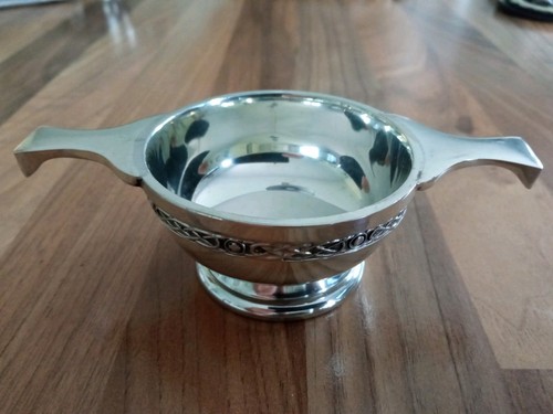 Pewter quaich scottish whiskey - quaich,
