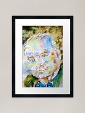 WINSTON CHURCHILL - watercolor
