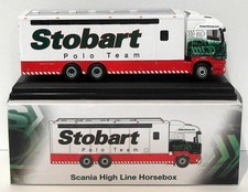 Atlas 1/76 Scale Model Truck 4 649 108 - Scania High Line Horsebox - Stobart