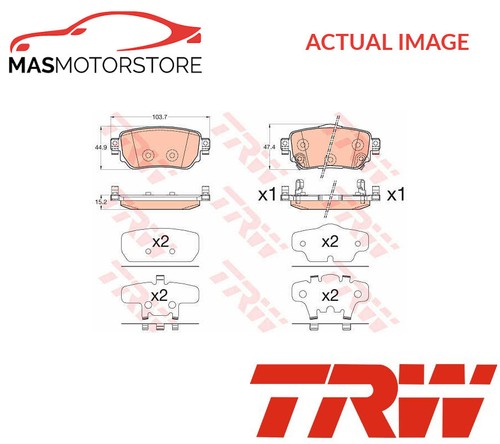 Brake pads set braking pad - brake,