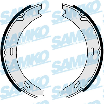 Rear brake shoe set parking - rear,