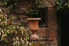 Large 65cm Italian Terracotta Campana Urn, Frost Proof Hand-Finished Galestro