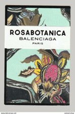 Advertising card - advertising card - Florabotanica de Balenciaga