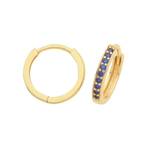 Hinged earrings 9ct yellow - earrings,