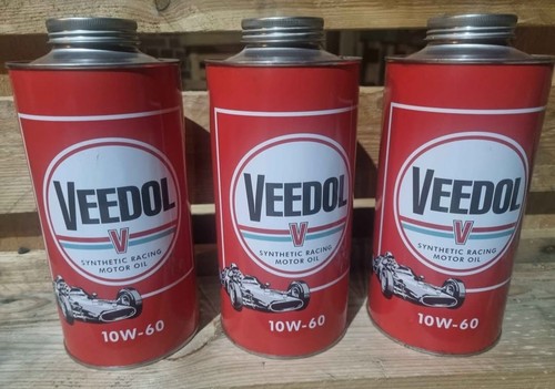 Veedol motor oil cans - veedol,