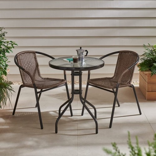 Valencia piece rattan effect - 3-piece,