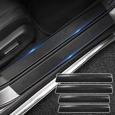 4pcs Car Door Plate Sill Scuff Protective Anti-Scratch Sticker Cover Accessories