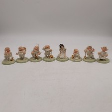 Lenox Disney Showcase Snow White & The 7 Dwarfs Figurines 8cm (#H1/14)