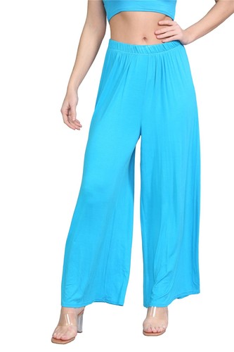 Womens wide leg palazzo ladies - leg,