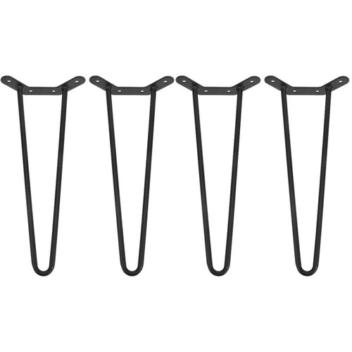 Set black metal hairpin - of,