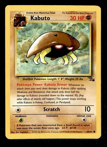 Kabuto fossil 50 - lp,, 50/62