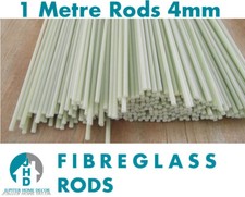 1m Long Roman Fibreglass Rods 4mm - PREMIUM QUALITY EXTRA STRONG - QTY 5, 10, 20