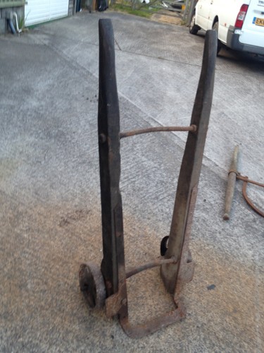 Vintage sack truck - , railway