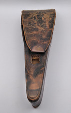 ANTIQUE JA HENCKELS LEATHER 5 TIER SCISSORS CASE