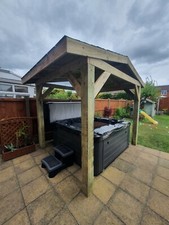 3mx3m Heavy Duty Wooden Gazebo