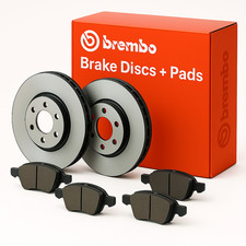 Brembo Brake Discs & Pad Front Axle Set Braking Fits Tesla Model X P100D AWD
